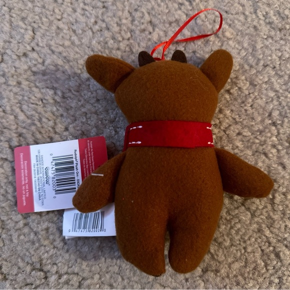 🧣DanDee Rudolph the Red-Nosed Reindeer Plush Christmas Ornament NWT! - Picture 2 of 6
